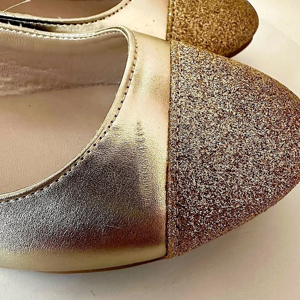 Girls Glitter Metallic Ballet (SH91)